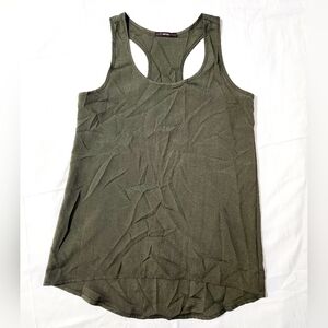Soprano Green Racerback Tank Top Women's Size XS